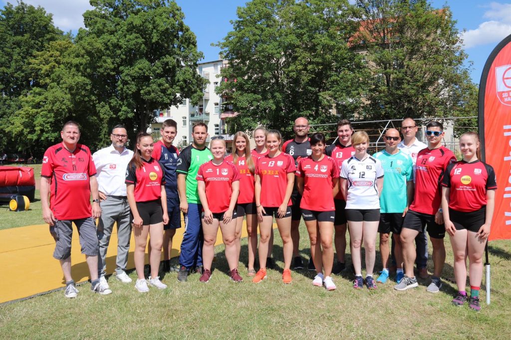 Bubbleball Arena bei der SG Einheit Halle